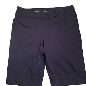 Croft & Barrow Women's Navy Shorts Size 18
